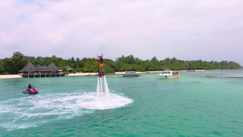 Dream Maldives Getaway: 7 Nights Adaaran Select Hudhuranfushi All Inclusive Premium Combined Return Speedboat Transfer included Price starting from £1,599pp