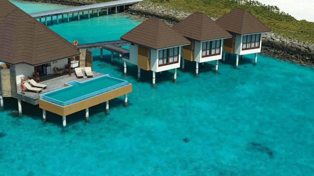 Ignite romance with a 10 Nights Stay at Varu by Atmosphere Water Villa with Pool Maldives and Fairmont Palm Dubai