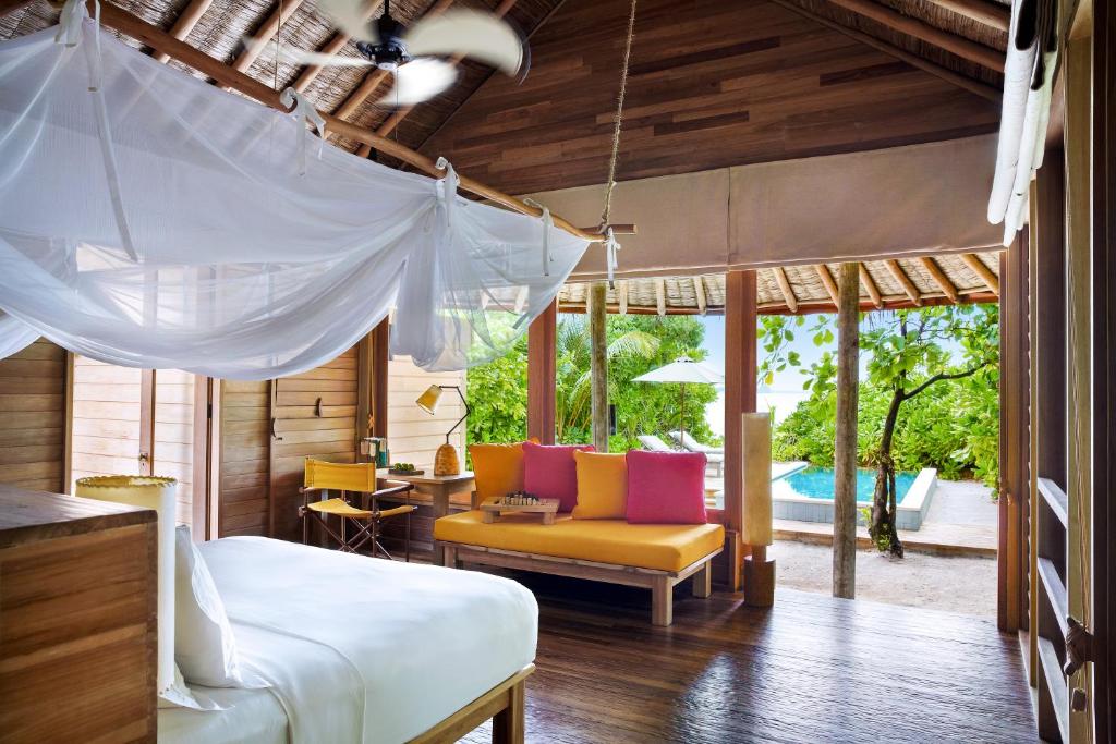 Book Now for Exclusive Offer: 07 Nights stay at Lagoon Water Villa in Six Senses Laamu Maldives with Dine Around Half Board, Flight & Transfers Included just 3649/PP