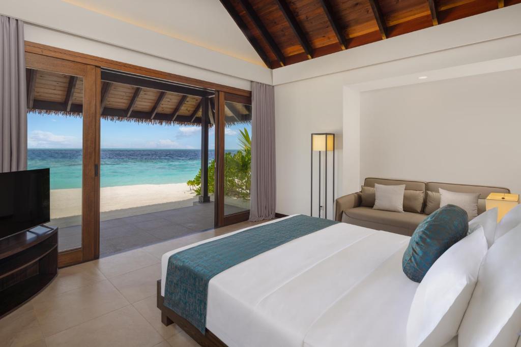 “07 Nights in a Beach Villa at NOOE Maldives Kunaavashi, Maldives”with flights & tranfers