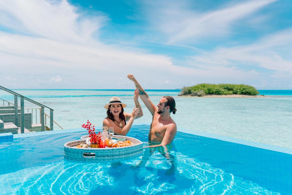 “07 Nights in a Beach Villa at NOOE Maldives Kunaavashi, Maldives”with flights & tranfers