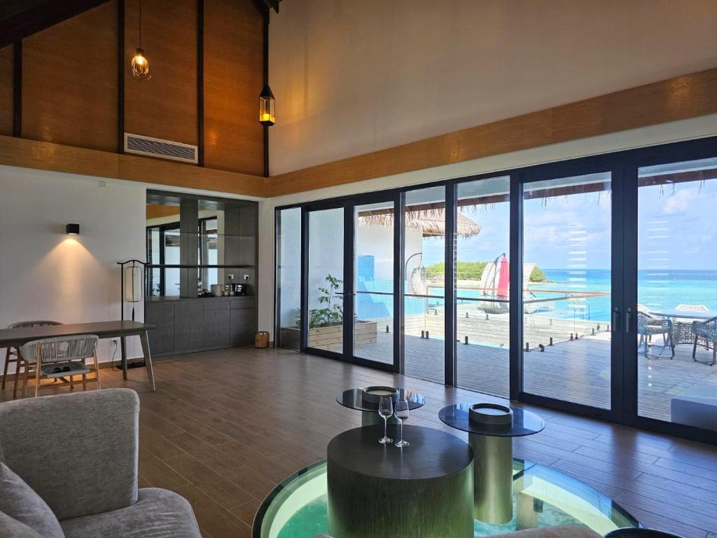 “07 Nights in a Beach Villa at NOOE Maldives Kunaavashi, Maldives”with flights & tranfers