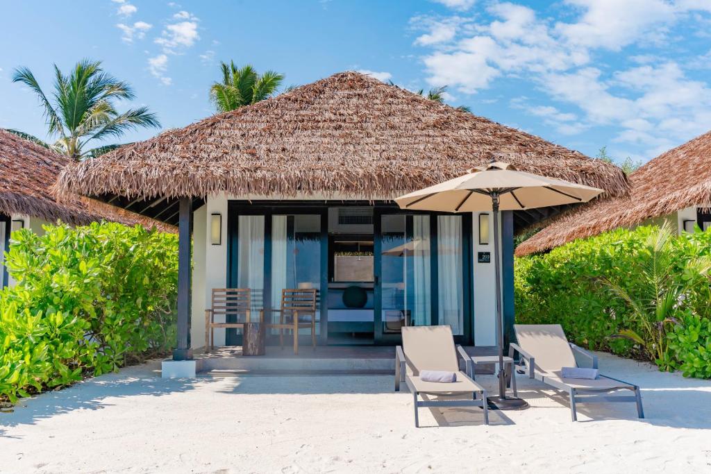 “07 Nights in a Beach Villa at NOOE Maldives Kunaavashi, Maldives”with flights & tranfers
