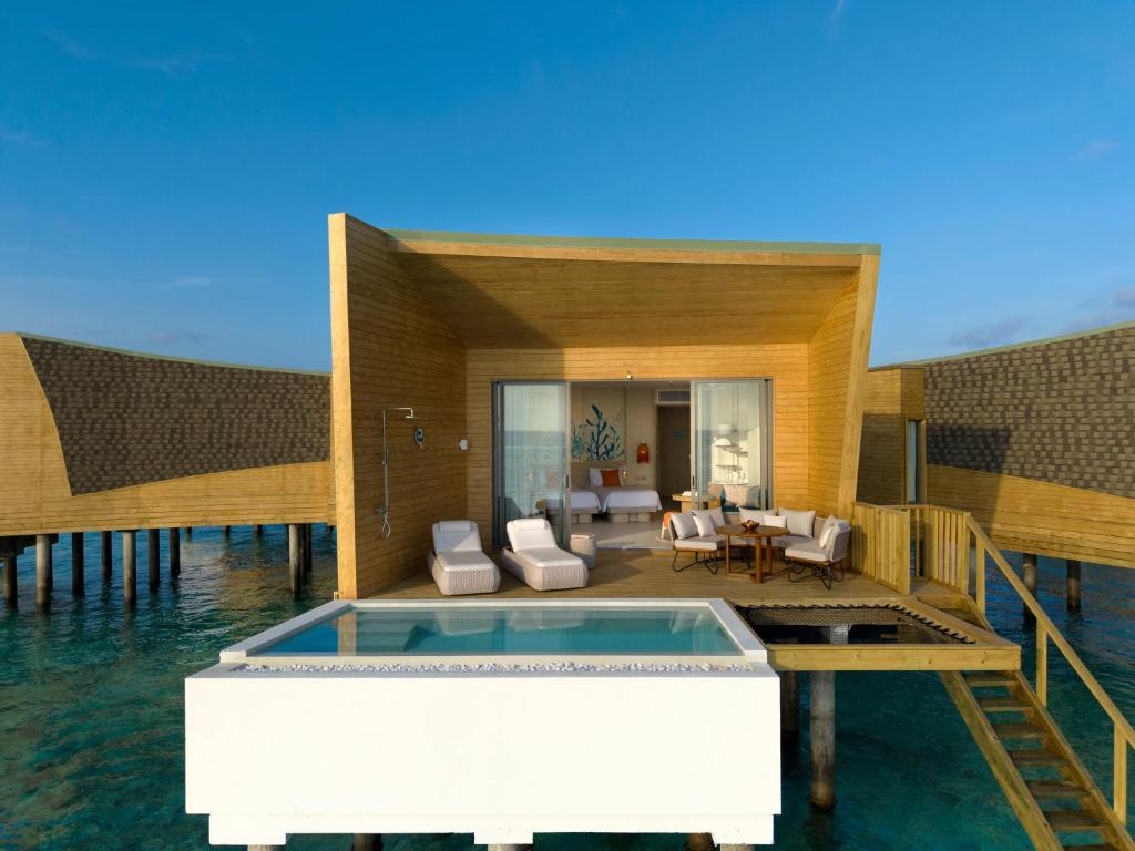 MALDIVES SUNSET OVERWATER POOL VILLA — FOR THE WHOLE FAMILY! 7 NIGHTS • 2 ADULTS + 2 KIDS • ALL-INCLUSIVE MAY 2027 FROM £6,999 PER FAMILY