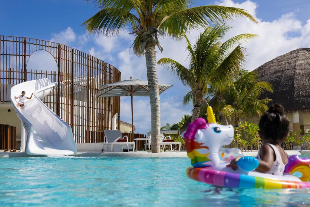 MALDIVES SUNSET OVERWATER POOL VILLA — FOR THE WHOLE FAMILY! 7 NIGHTS • 2 ADULTS + 2 KIDS • ALL-INCLUSIVE MAY 2027 FROM £6,999 PER FAMILY