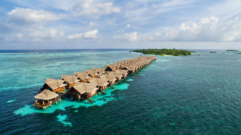 Dream Maldives Getaway: 7 Nights Adaaran Select Hudhuranfushi All Inclusive Premium Combined Return Speedboat Transfer included Price starting from £1,599pp