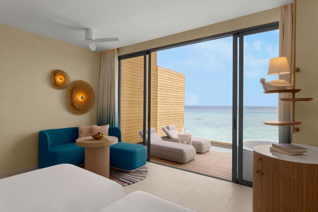 MALDIVES SUNSET OVERWATER POOL VILLA — FOR THE WHOLE FAMILY! 7 NIGHTS • 2 ADULTS + 2 KIDS • ALL-INCLUSIVE MAY 2027 FROM £6,999 PER FAMILY